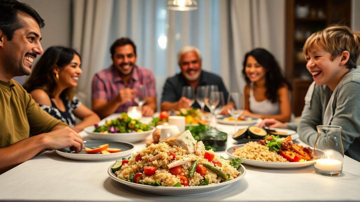 Benefícios das Receitas Fáceis de Jantar Saudável para Famílias