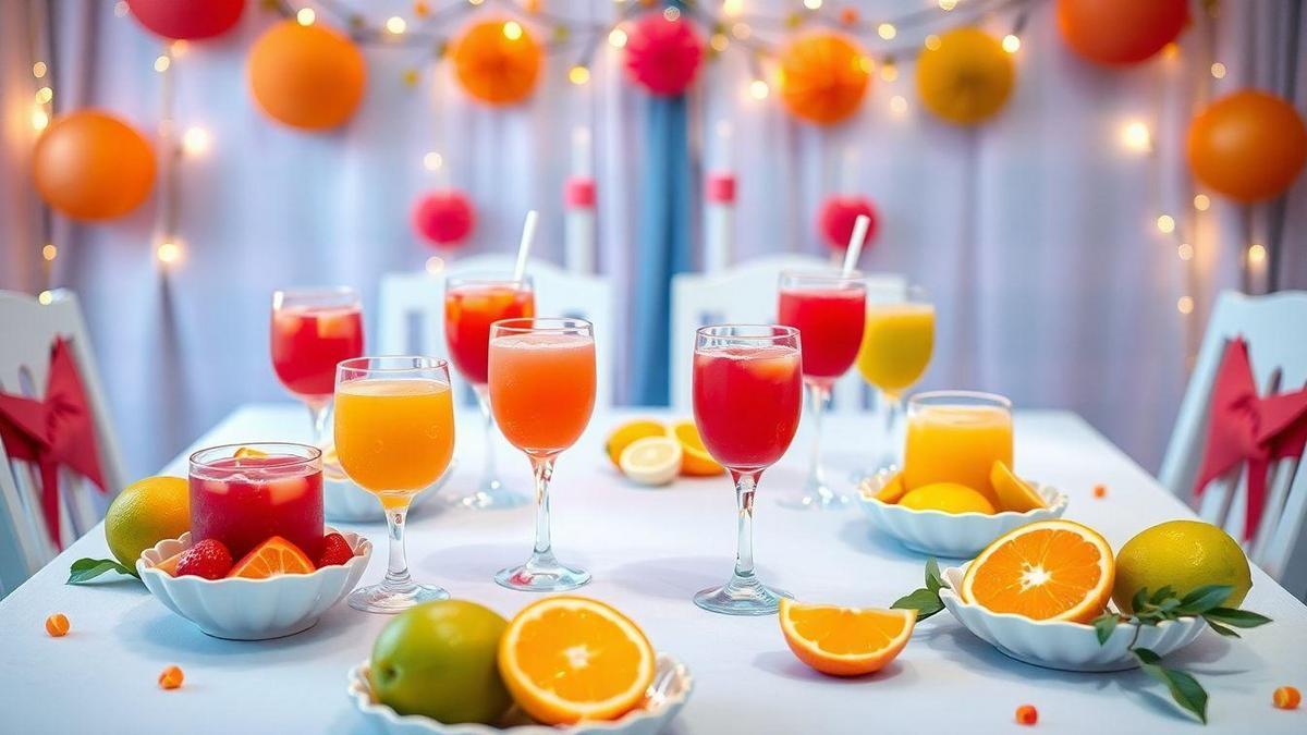 Dicas para Servir Bebidas de Frutas em Festas